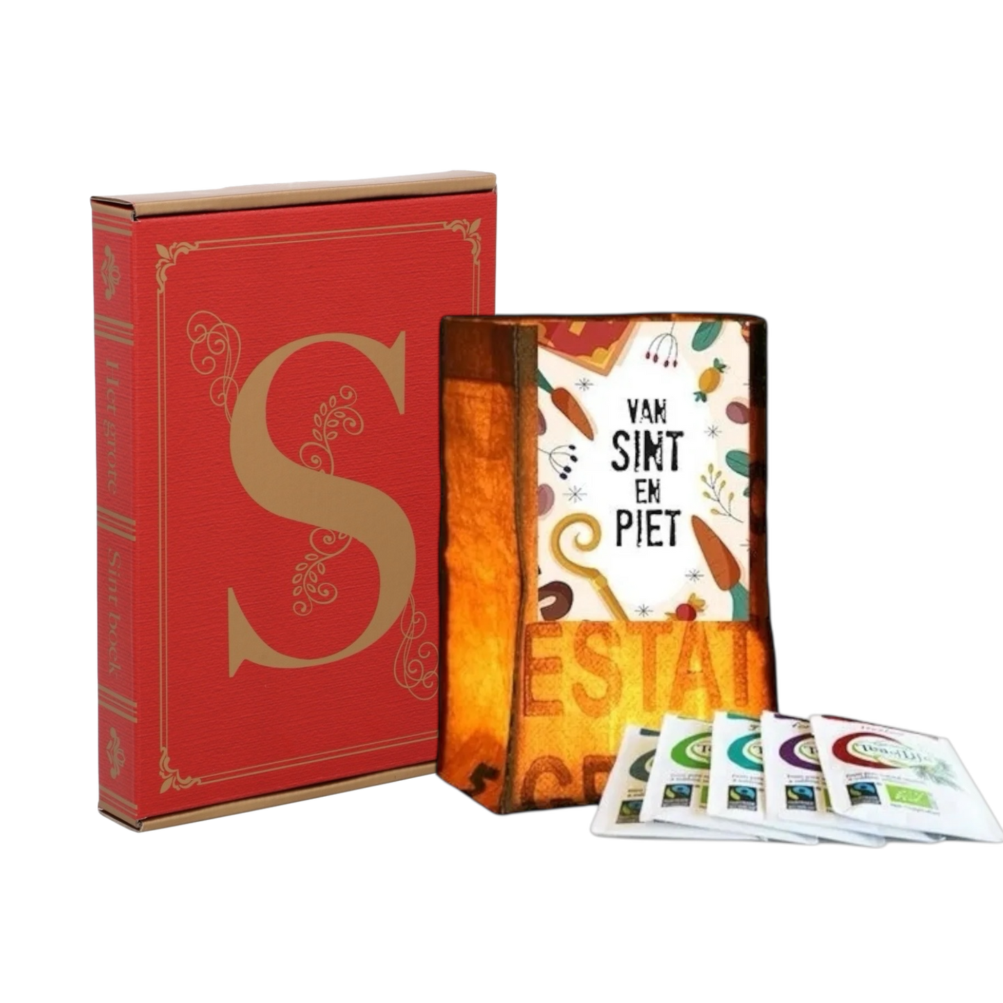 Sintpakket met theelicht