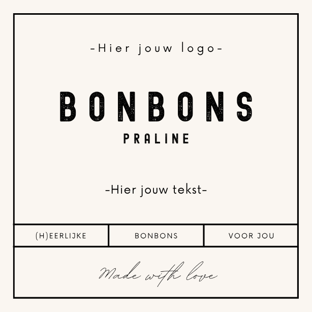 Bonbons - personaliseren