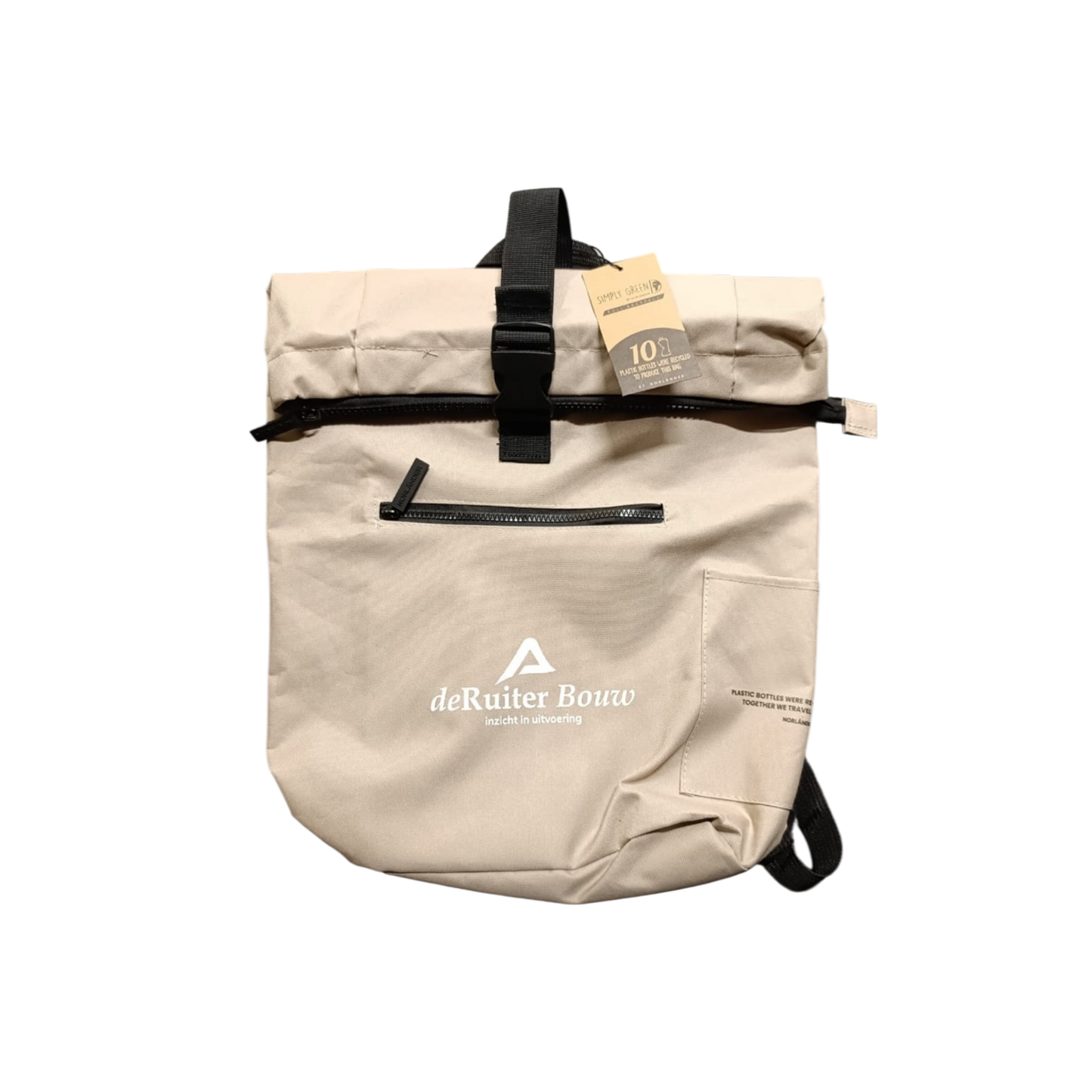 Gerecyclede rugtas (kunnen producten in worden verpakt)