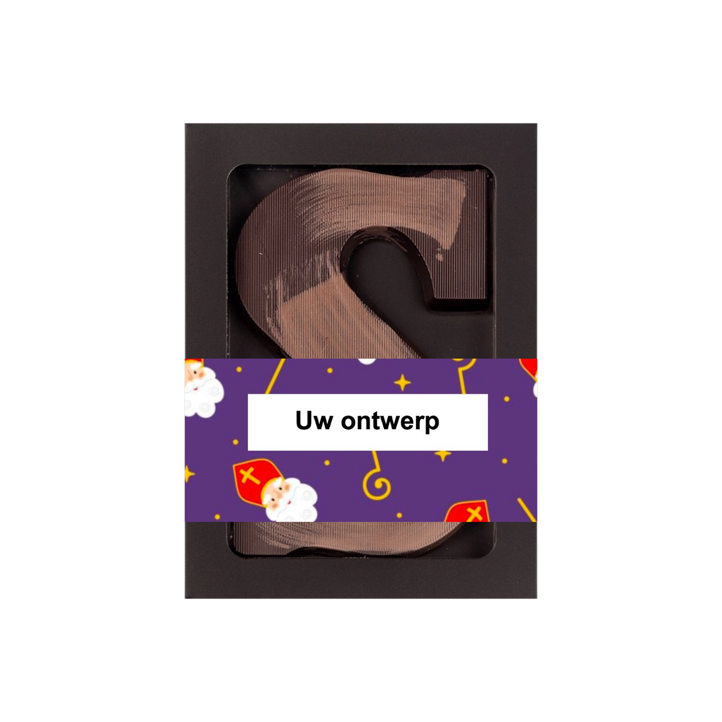 Gepersonaliseerde chocoladeletter puur