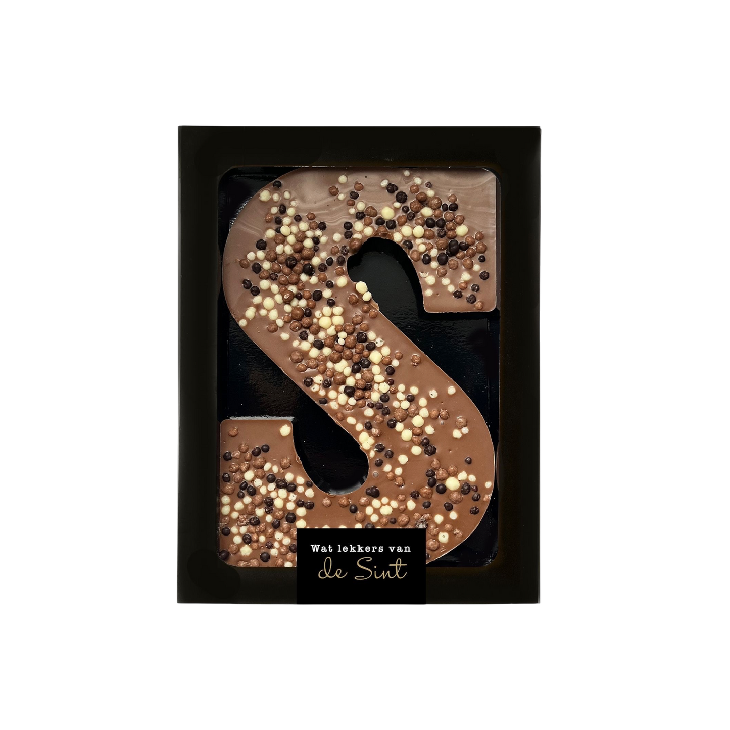 Chocoladeletter XL crispiebollen