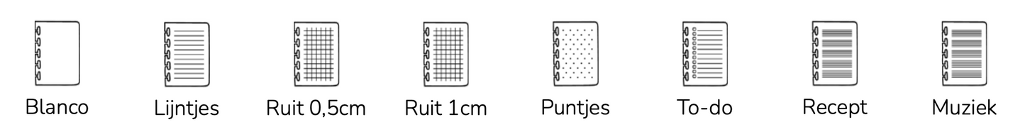 Gepersonaliseerd uitwisbaar notitieboek A5