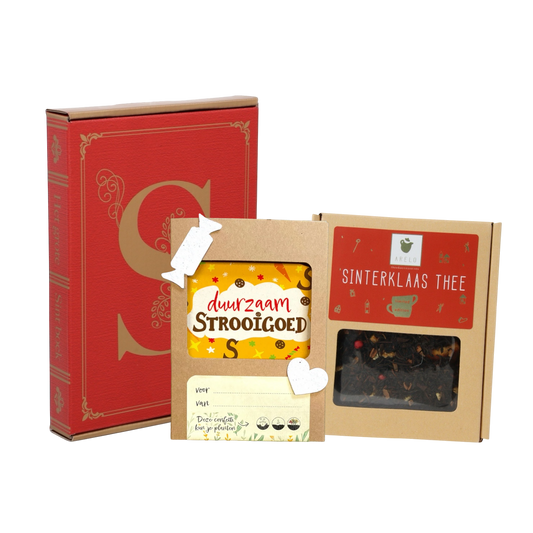 Sintpakket strooiconfetti met thee