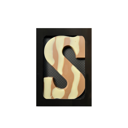 Chocoladeletter cremevulling zeezout-karamel