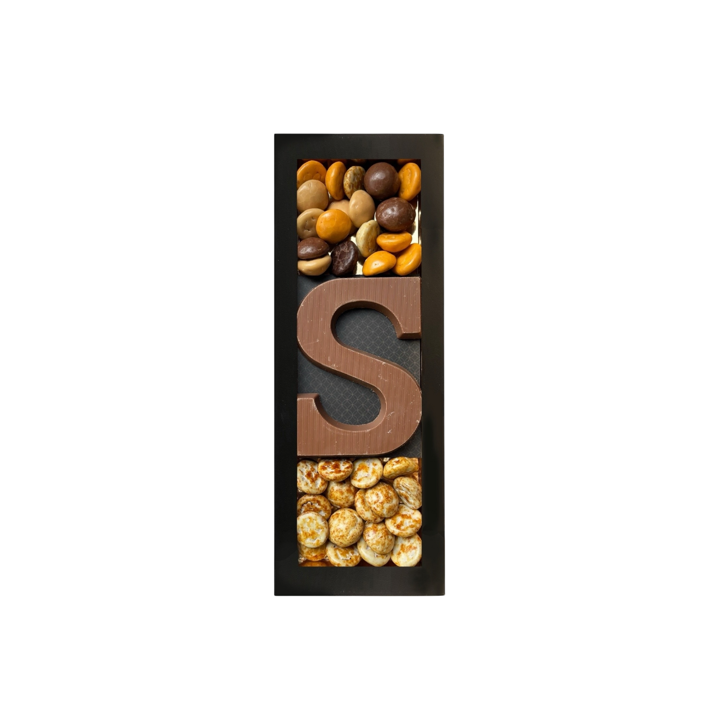 Vensterdoos XL: letter en chocopepernoten