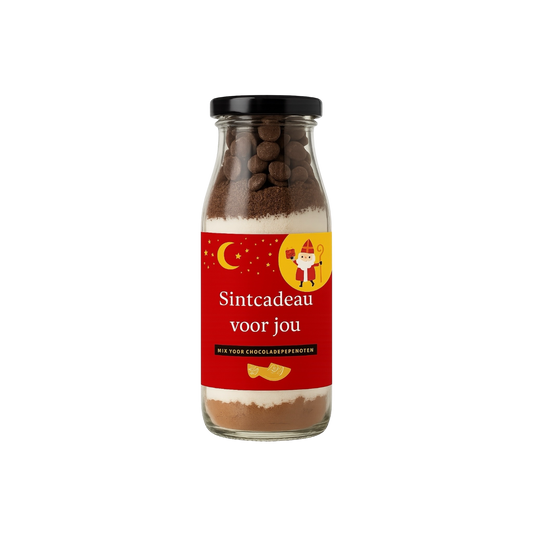Grote bakfles chocoladepepernoten