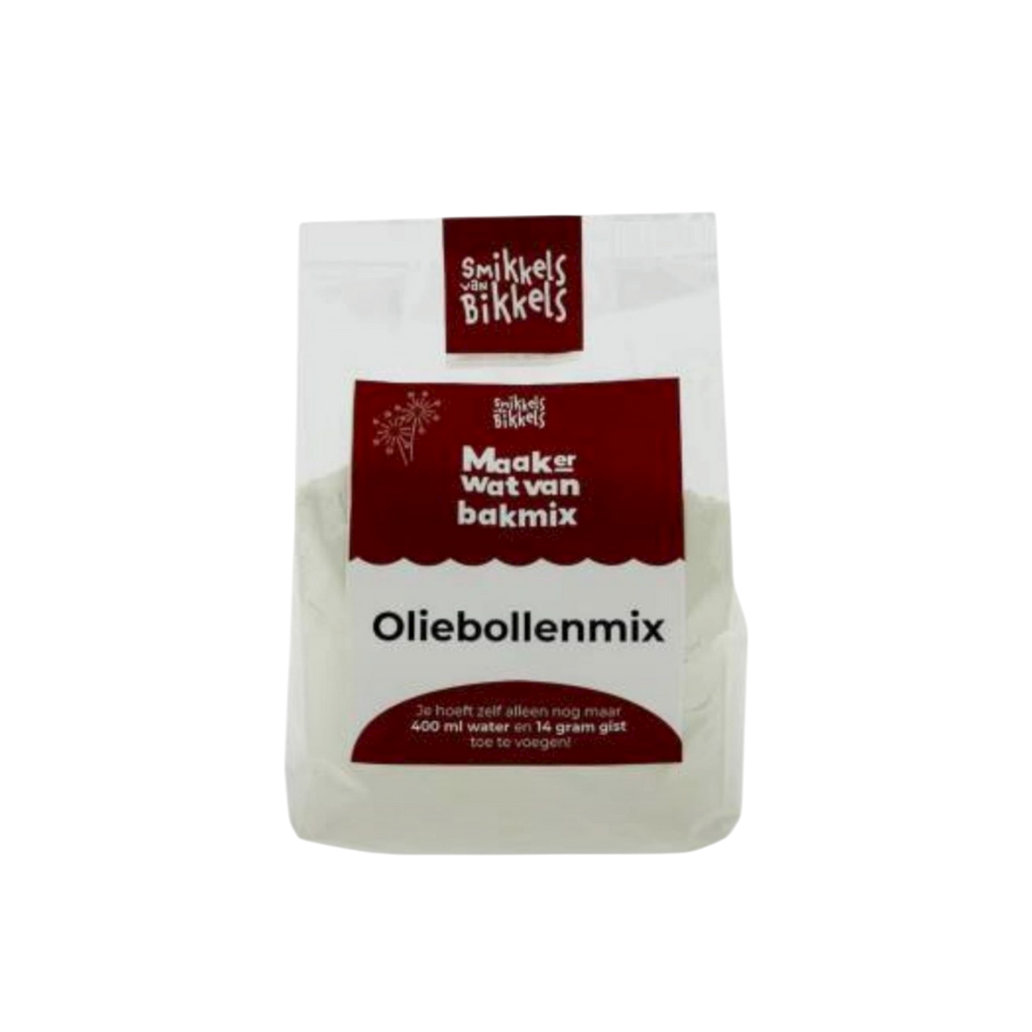 Oliebollenmix sociaal verpakt
