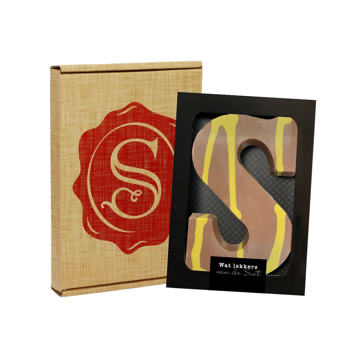 Sintpakket bonbon chocoladeletter pistache