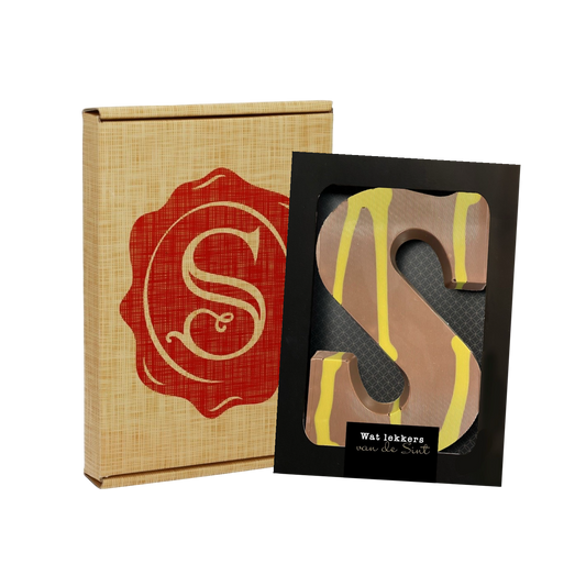 Sintpakket bonbon chocoladeletter pistache