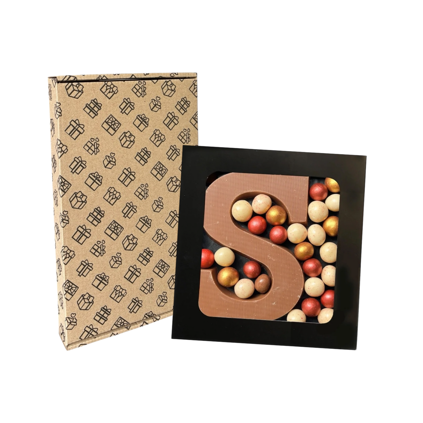 Sintpakket letter met crispybollen