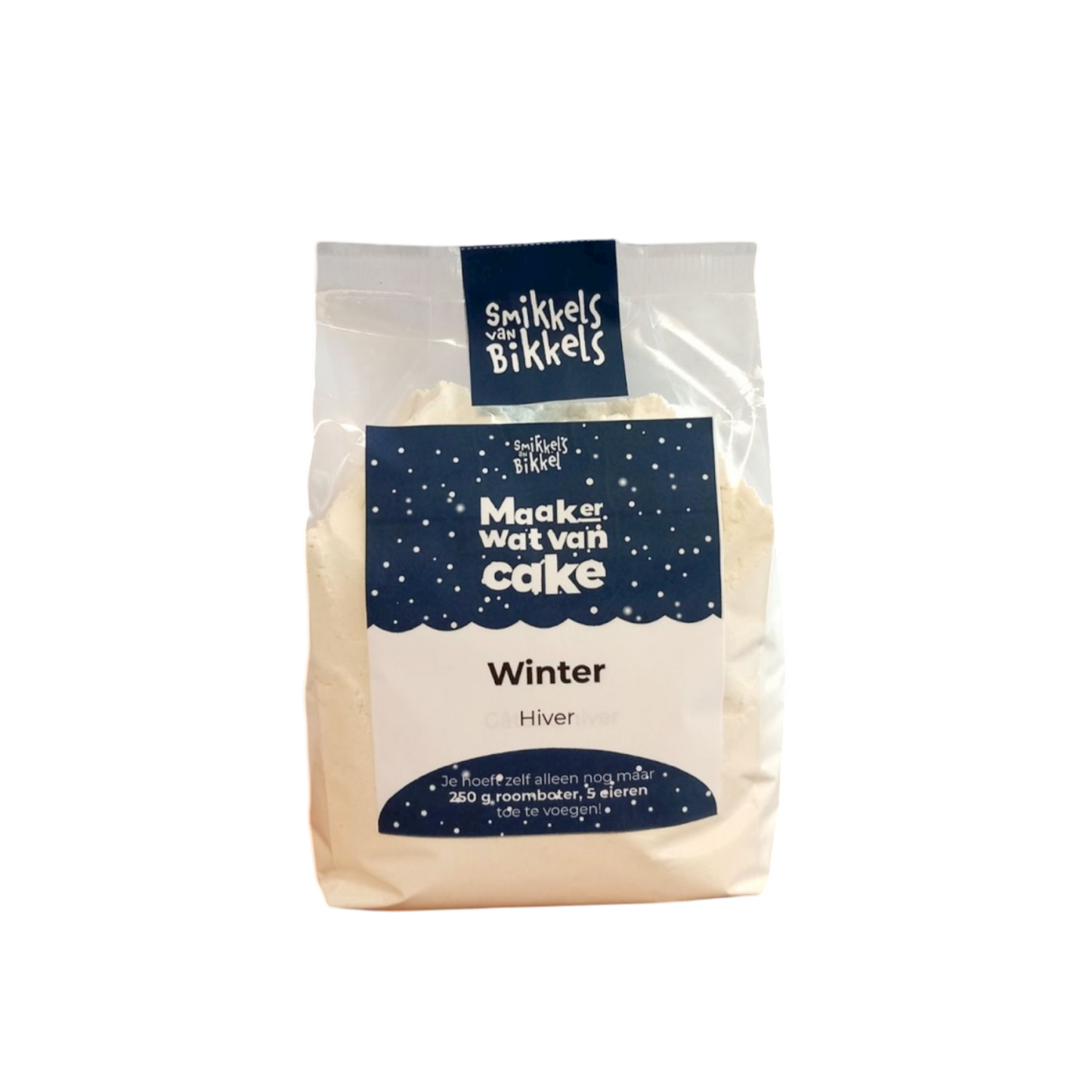 Wintercake sociaal verpakt