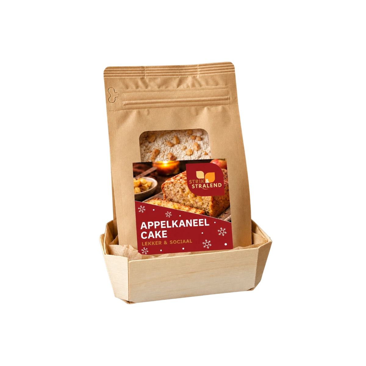 Appelkaneelcake met bakvorm - gratis personaliseren