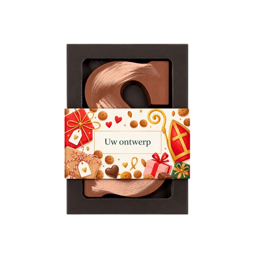 Gepersonaliseerde chocoladeletter melk