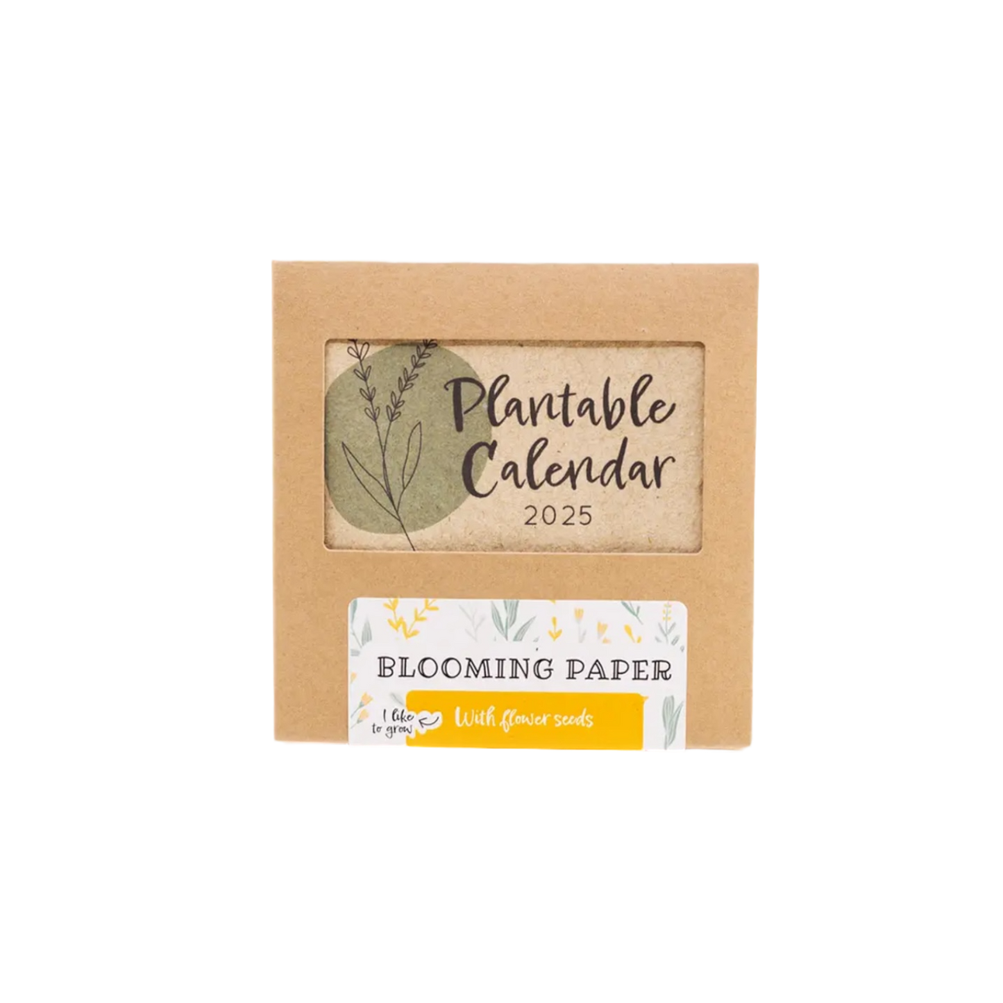 Plantbare kalender bloemen