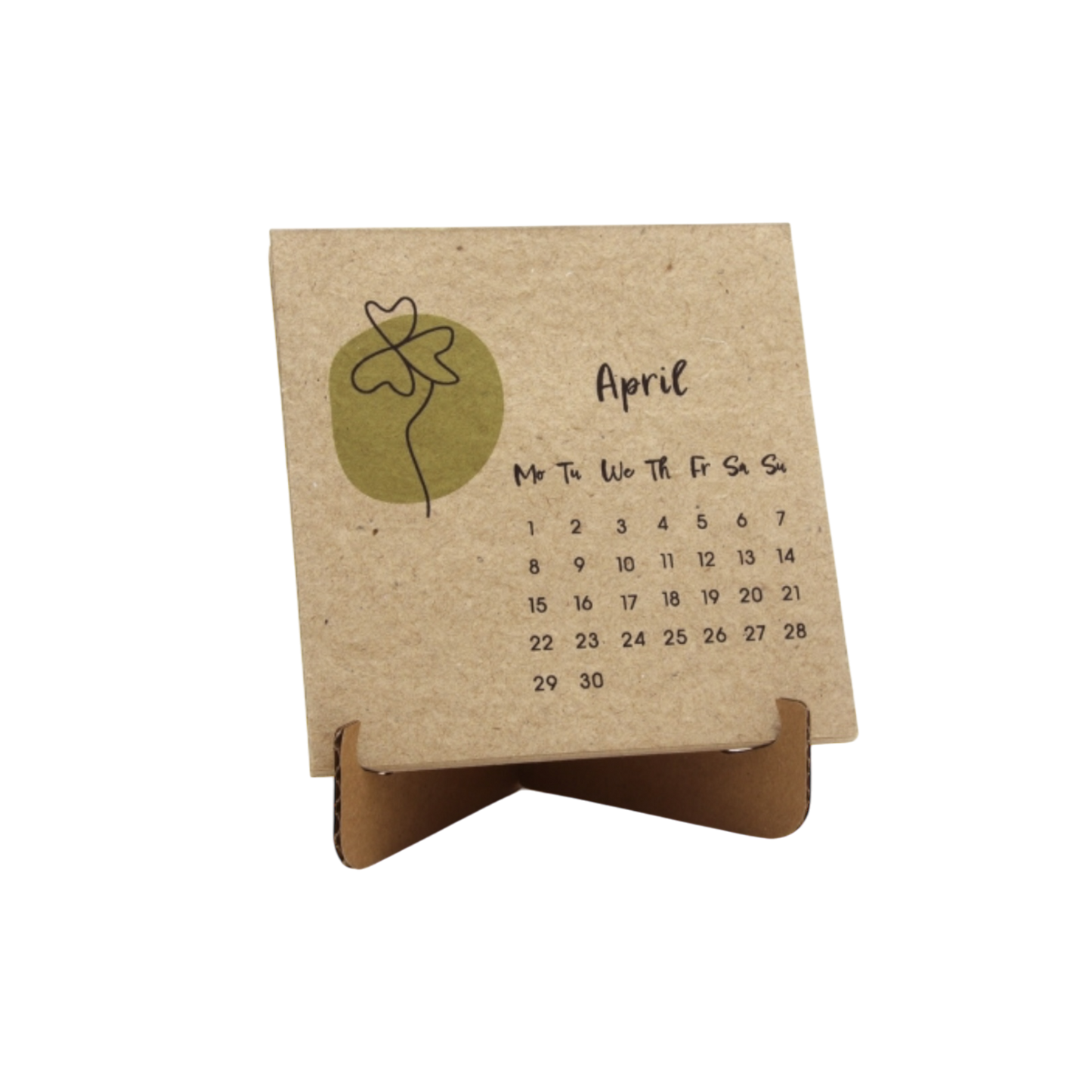 Plantbare kalender bloemen