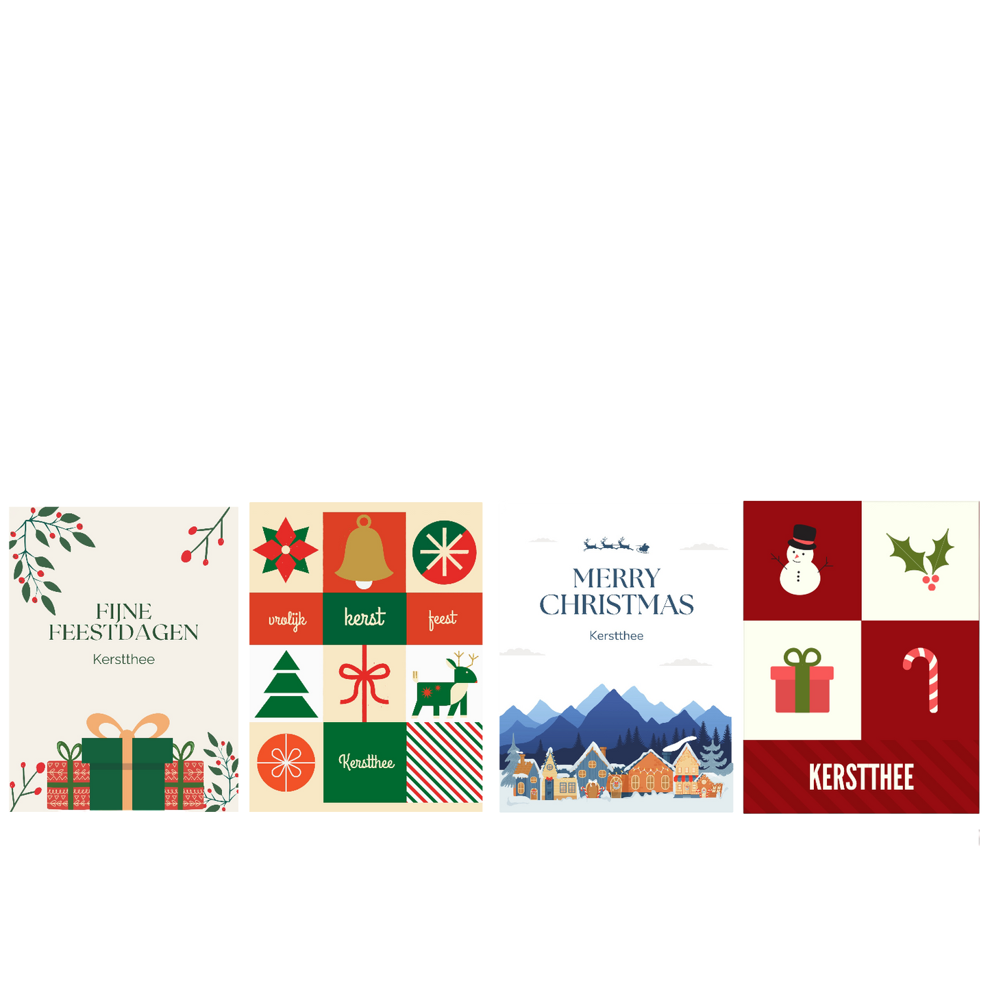 Kerstthee in potje