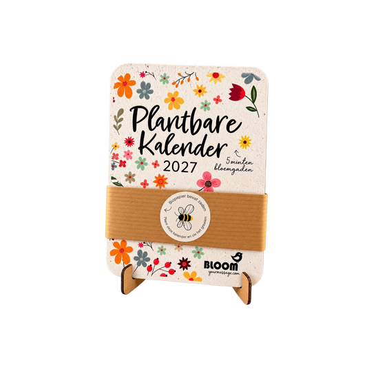 Plantbare kalender groente en bloemen