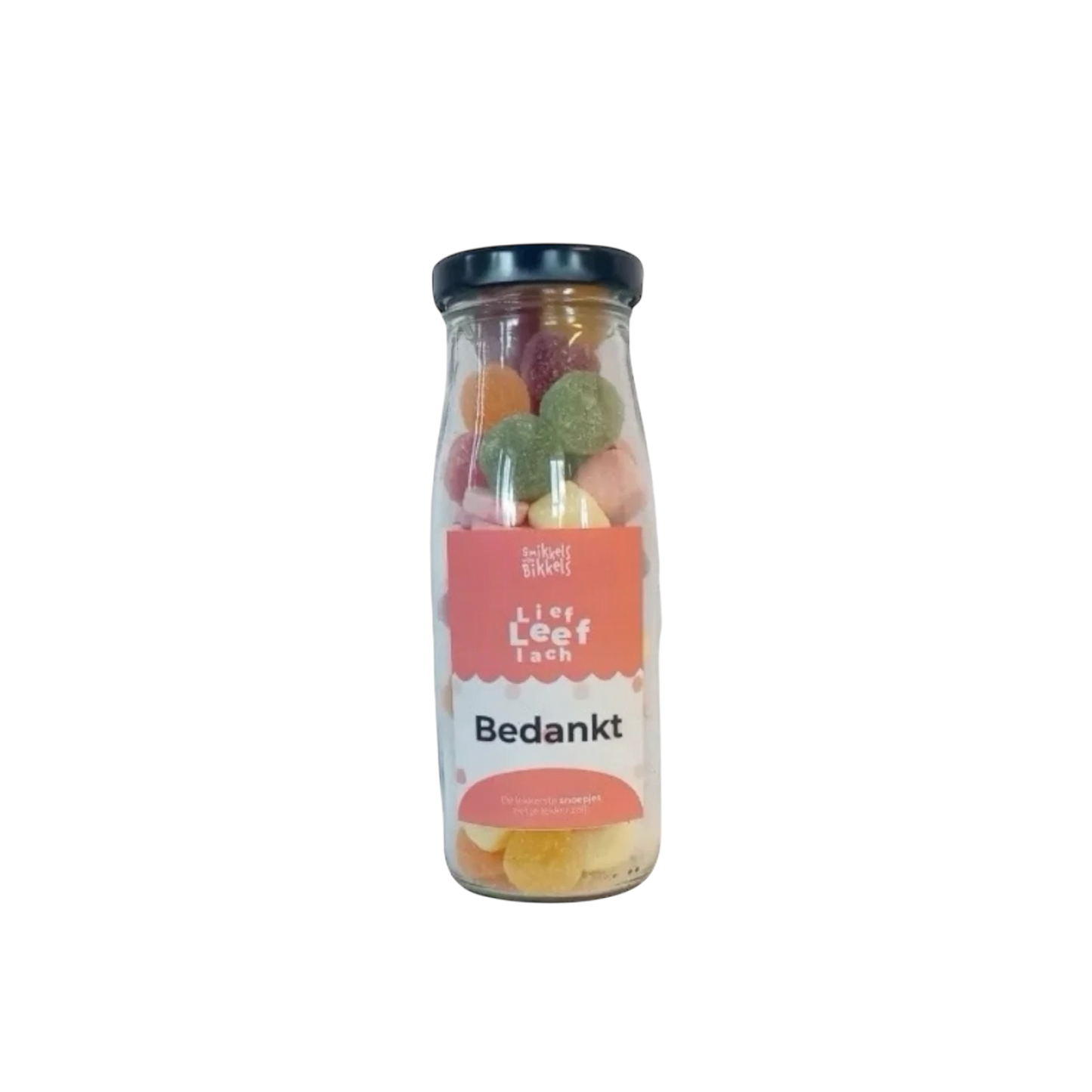 Snoep in pot 'bedankt'